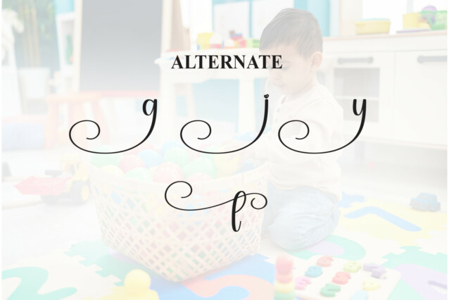 Kindergarten Script Font preview image 5