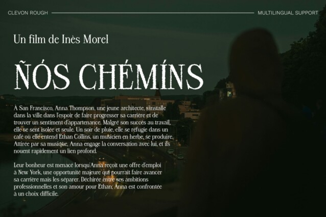Clevon Rough Font preview image 4