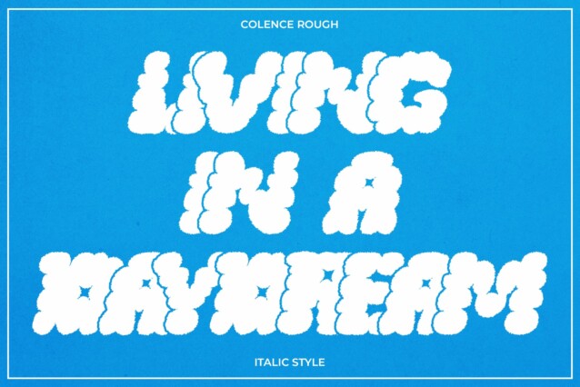 Colence Rough Font preview image 2