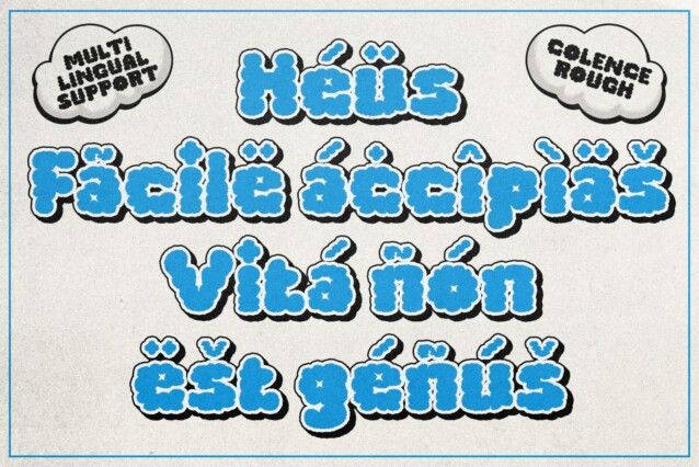 Colence Rough Font preview image 4