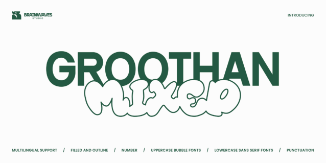 Groothan Mixed Font