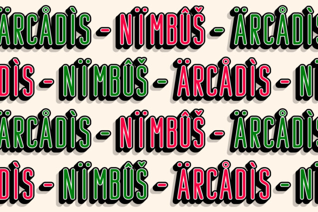 Bondie Rounded 3D Font preview image 4