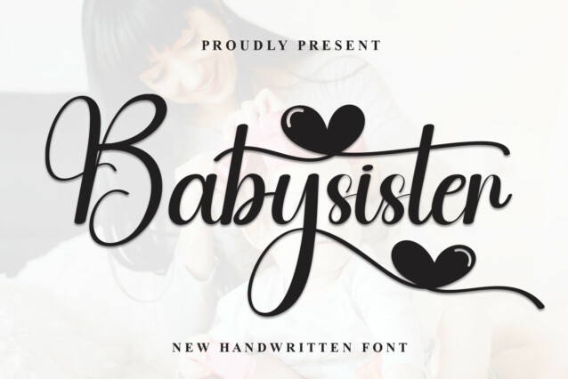Babysister Calligraphy Font