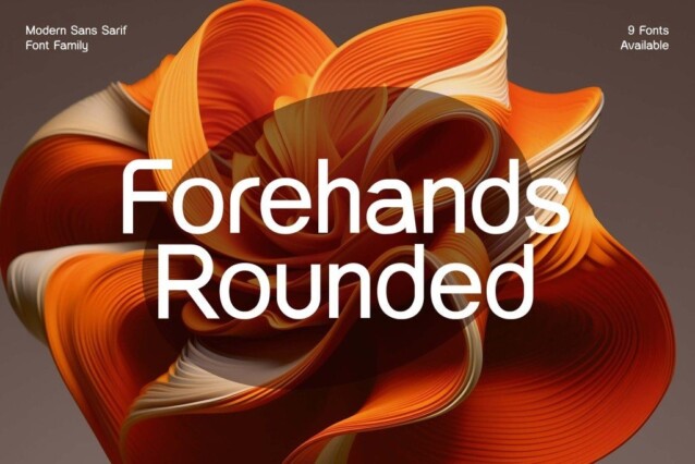 Forehands Rounded Font