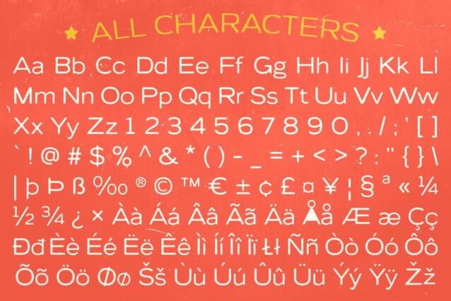 Lumend Rounded Rough Font preview image 5