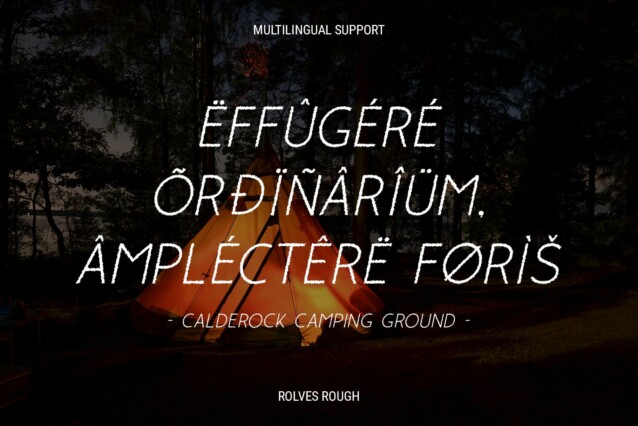 Rolves Rough Font preview image 4