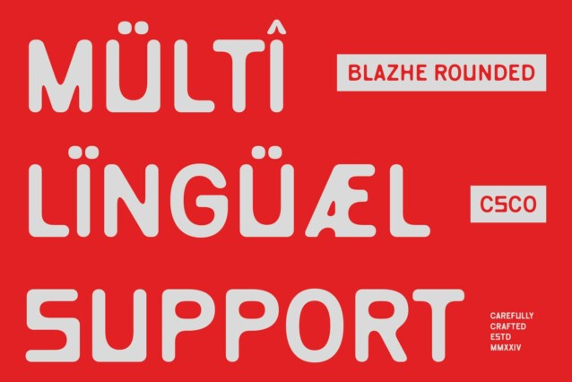 Blazhe Rounded Font preview image 4