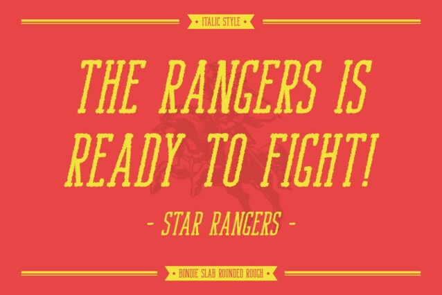 Bondie Slab Rounded Rough Font preview image 2