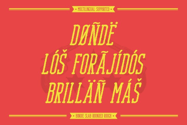 Bondie Slab Rounded Rough Font preview image 4