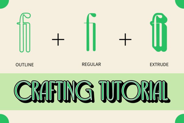 Capires Rounded 3D Font preview image 2