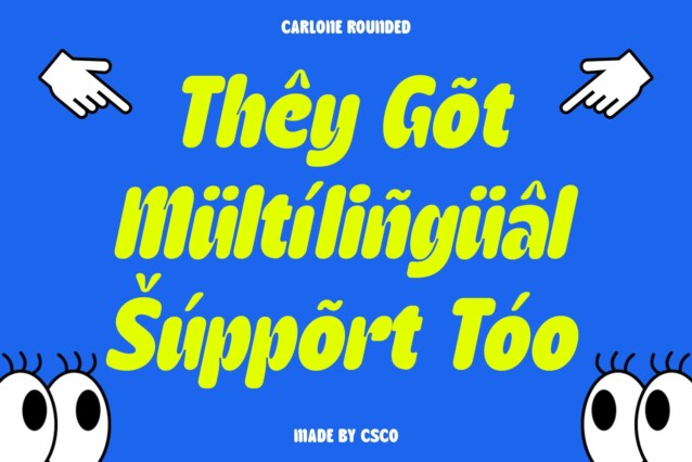 Carlone Rounded Font preview image 4