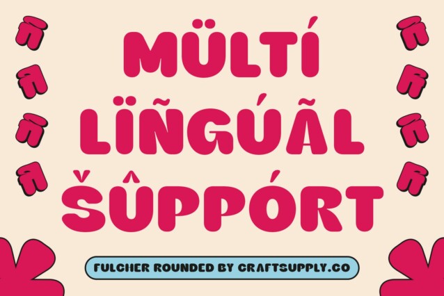 Fulcher Rounded Font preview image 4