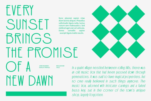 Jerio Rounded Font preview image 2