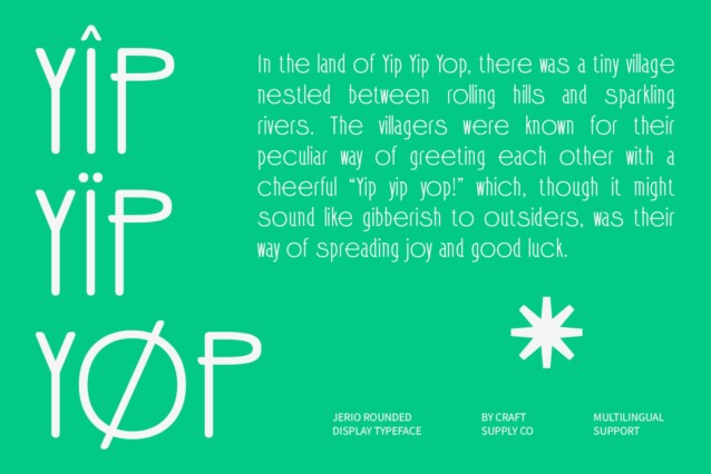 Jerio Rounded Font preview image 4