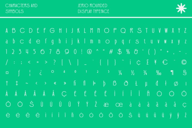 Jerio Rounded Font preview image 5