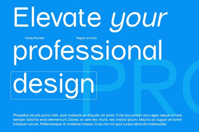 Karoly Rounded Font preview image 2