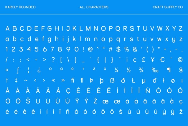 Karoly Rounded Font preview image 5