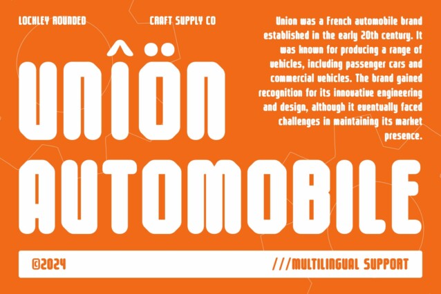 Lochley Rounded Font preview image 4