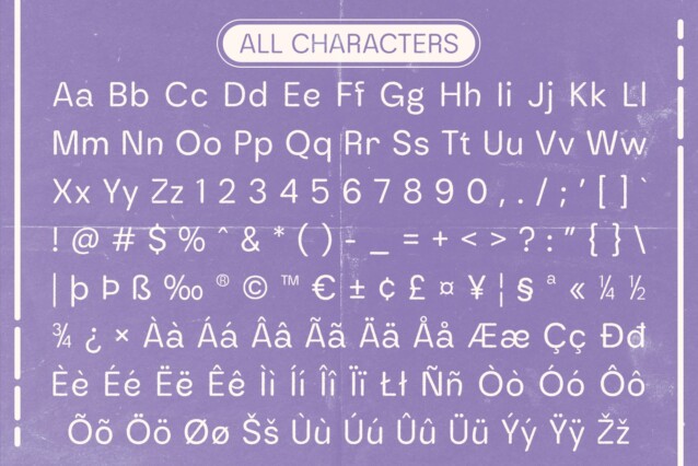 Mafinest Rounded Rough Font preview image 5