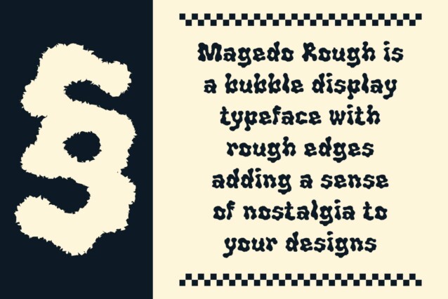 Magedo Rough Font preview image 2