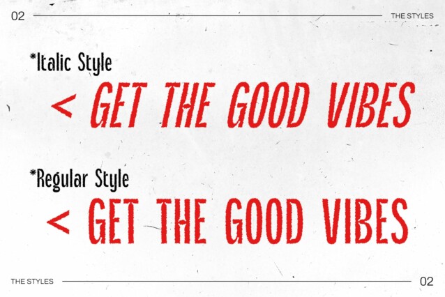 Mareday Rough Font preview image 2