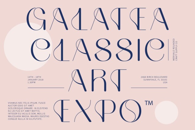 Merivale Rounded Font preview image 3
