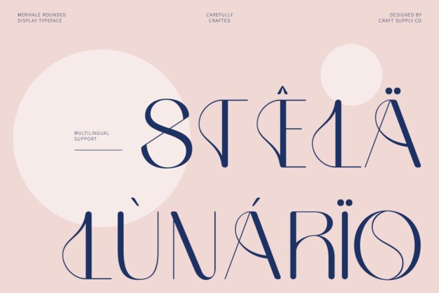 Merivale Rounded Font preview image 4