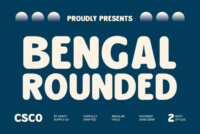 Bengal Rounded Font
