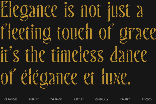 CS Rhodes Font preview image 2