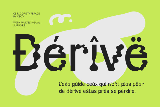 CS Rigore Font preview image 4
