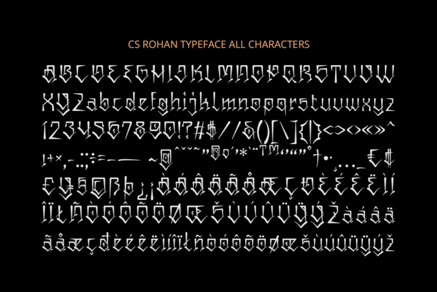 CS Rohan Font preview image 5