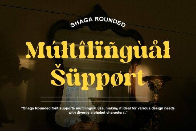 Shaga Rounded Font preview image 4