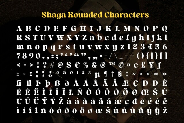 Shaga Rounded Font preview image 5