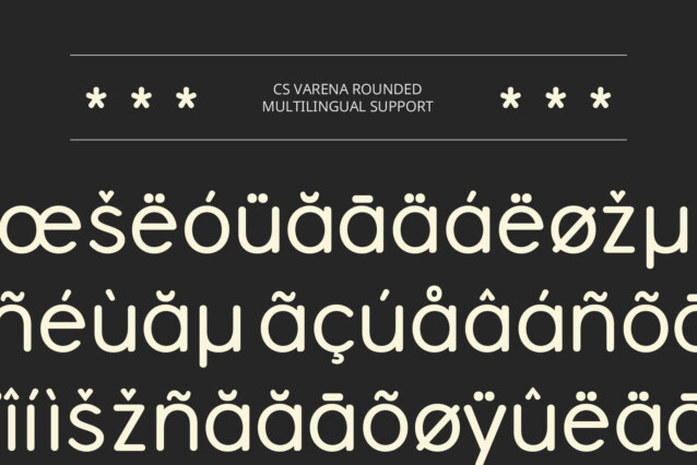 Varena Rounded Font preview image 4