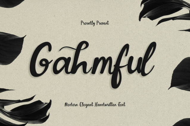Gahmful Script Font