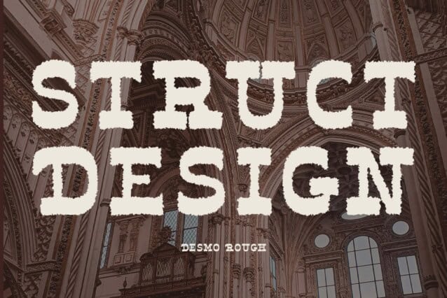 Desmo Rough Font preview image 3