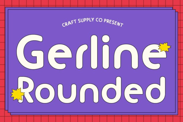 Gerline Rounded Font
