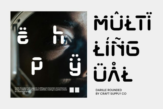 Darille Rounded Font preview image 4