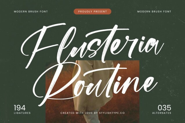 Flusteria Routine Font