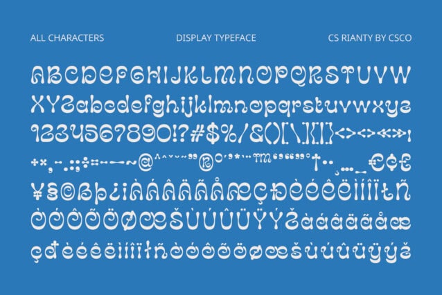CS Rianty Font preview image 5