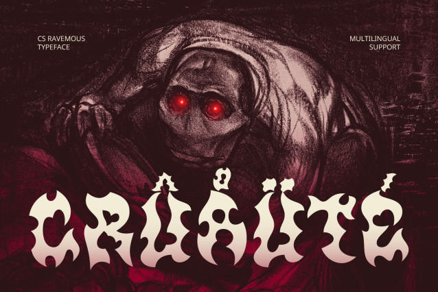 CS Ravemous Font preview image 4