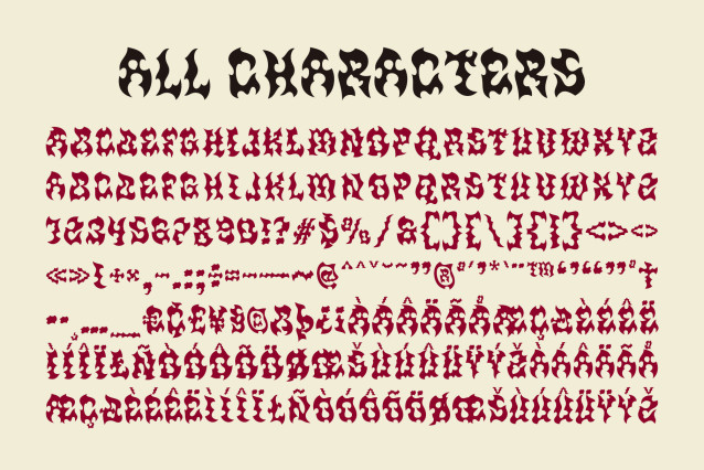 CS Ravemous Font preview image 5
