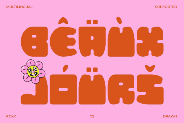 CS Roxy Drawn Font preview image 4