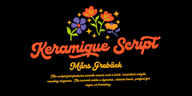 Keramique Script Font