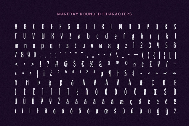 Mareday Rounded Font preview image 5