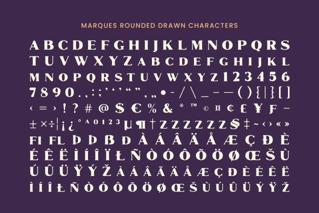 Marques Rounded Drawn Font preview image 5
