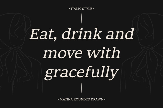 Matina Rounded Drawn Font preview image 2