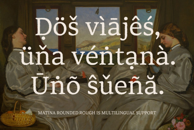 Matina Rounded Rough Font preview image 4