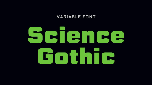 Science Gothic Font Family