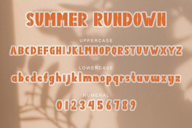 Summer Rundown Font preview image 5